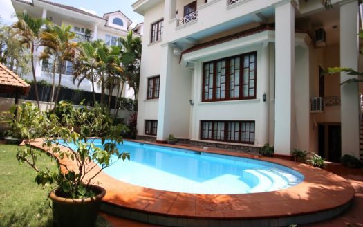 ID: 1071 | Villa with garden and pool in compound in Thao Dien