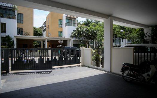 ID: 282 | Villa Riviera | HCMC compound | 4BR unfurnished house for rent