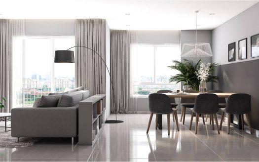 ID: 1073 | Grand Riverside in HCMC District 4: 3-bedroom apartment for rent 5