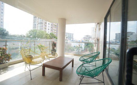 ID: 1544 | 3 BR Balcony apt in HCMC – Serviced apartments